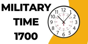 1700 Military Time